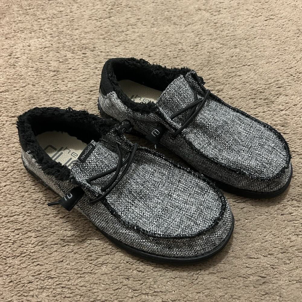 Hey Dude Wally Stitch Stormcloud Men’s US 9